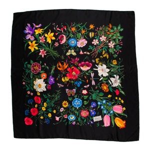 Vtg Gucci Flora Scarf